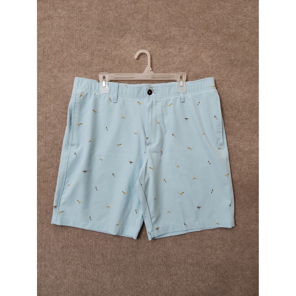 Under Armour Golf Storm Shorts Mens 40 Blue Printed Birds Lightweight